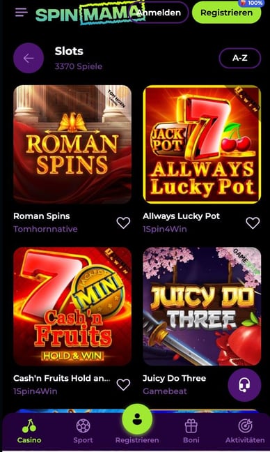 Spinmama Casino – Twoje ulubione miejsce do gry online